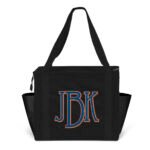 Custom Jeremy™ Deluxe Canvas Zipper-Close Tote - ColorVista (18" x 8" x 15") - 6