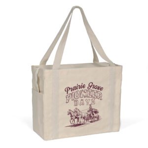 Custom Jeremy™ Deluxe Canvas Zipper-Close Tote - Screen Print (18" x 8" x 15")