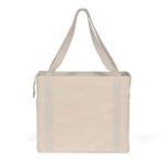 Custom Jeremy™ Deluxe Canvas Zipper-Close Tote - Screen Print (18" x 8" x 15") - 5
