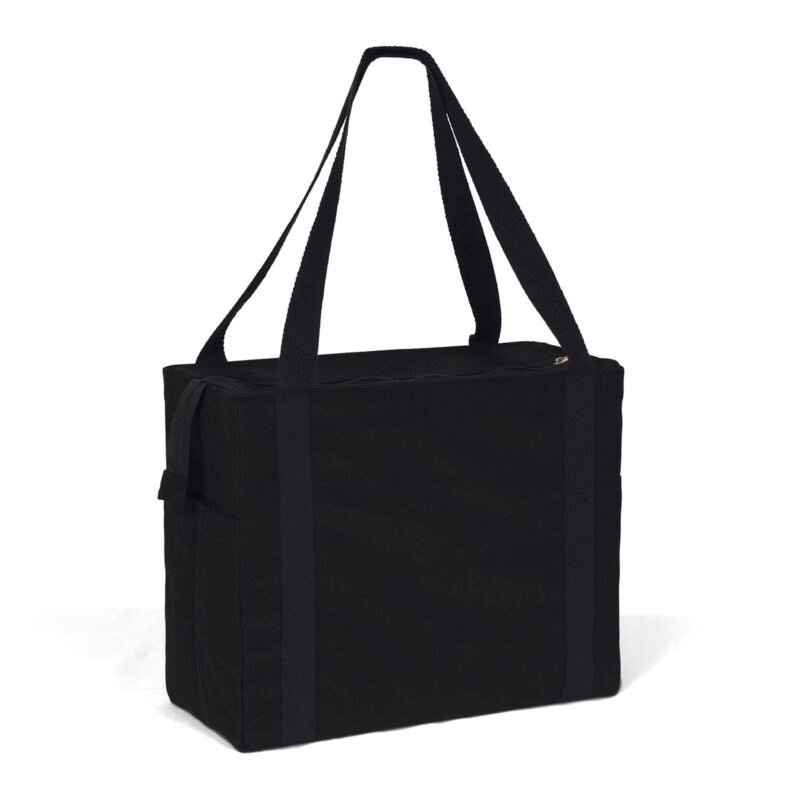 Custom Jeremy™ Deluxe Canvas Zipper-Close Tote - Sparkle (18" x 8" x 15") - 1