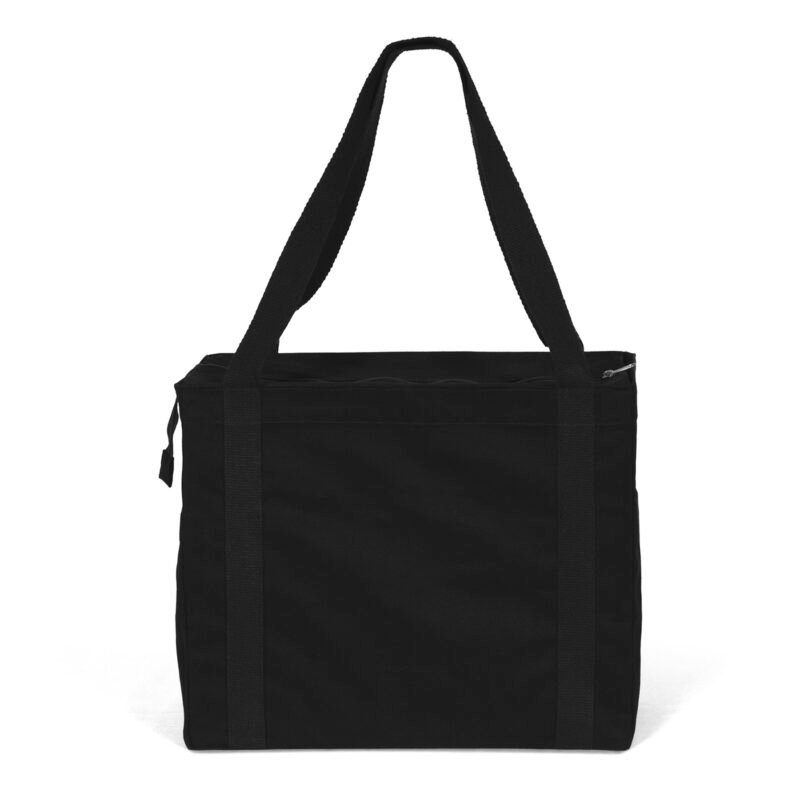 Custom Jeremy™ Deluxe Canvas Zipper-Close Tote - Sparkle (18" x 8" x 15") - 3