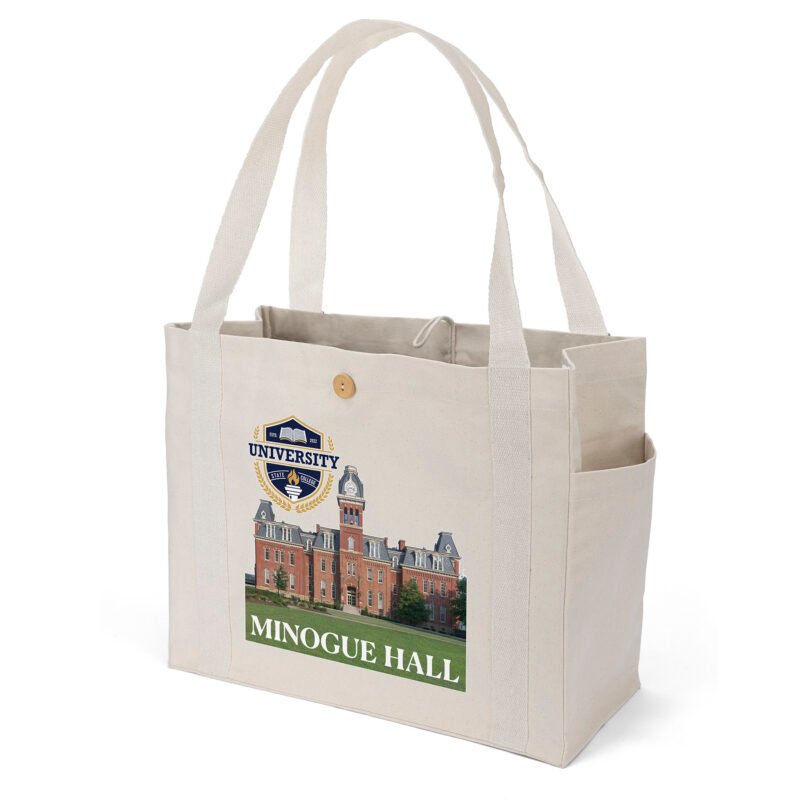 Custom Sandford™ Deluxe Canvas Tote - ColorVista (18" x 8" x 15") - 2