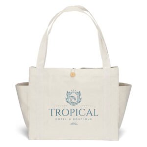 Custom Sandford™ Deluxe Canvas Tote - Screen Print (18" x 8" x 15")